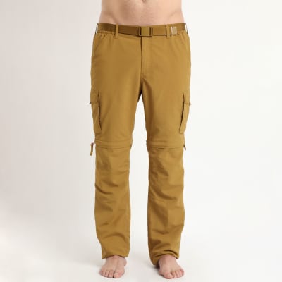 PANTALON OUTDOOR HOMBRE DESMONTABLE MOSTAZA LI100N027