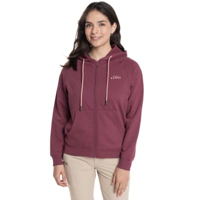 POLERON FLEECE COIGUE MUJER VINO V6502N057