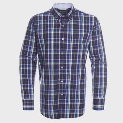 CAMISA A CUADROS TALLAS GRANDES I2010E004