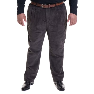 PANTALÓN COTELÉ PINZADO TALLAS GRANDES IV534E005