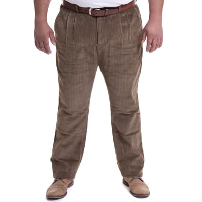 PANTALÓN COTELÉ PINZADO TALLAS GRANDES IV534E032