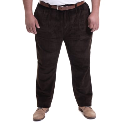 PANTALÓN COTELÉ PINZADO TALLAS GRANDES IV534E039