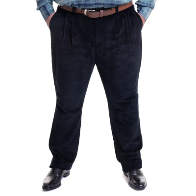 PANTALÓN COTELÉ PINZADO TALLAS GRANDES IV534E079