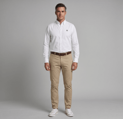 CAMISA MANGA LARGA OXFORD BLANCO LI000N001