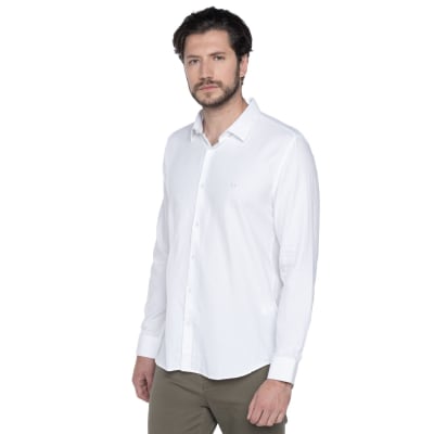 CAMISA FANTASIA PARA HOMBRE BLANCO LI140N001