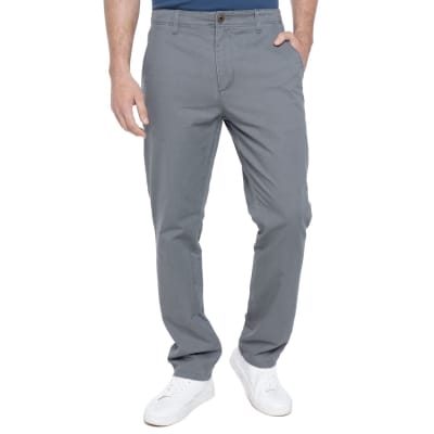 PANTALON CHINO REGULAR FIT PARA HOMBRE GRIS LI020M003