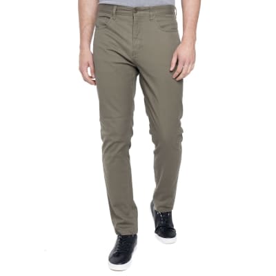 PANTALON 5 BOLSILLOS PARA HOMBRE OLIVA PTLI20080M095