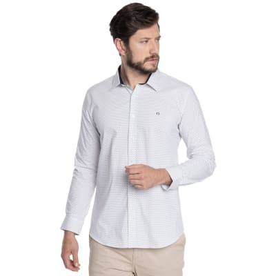 CAMISA ESTAMPADA PARA HOMBRE BEIGE V6062N535