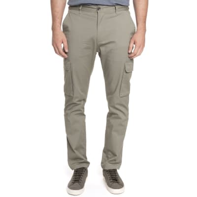 PANTALON HOMBRE CARGO VERDE OLIVA V6400N096