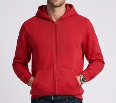 POLERON FULL ZIP TERMICO ROJO LI004N055