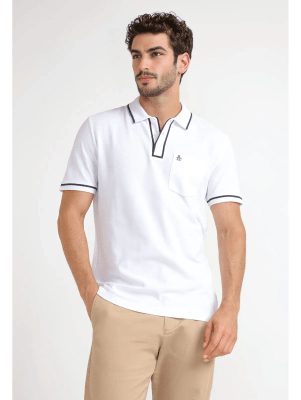 POLERA POLO THE EARL HOMBRE BLANCA V6002N001