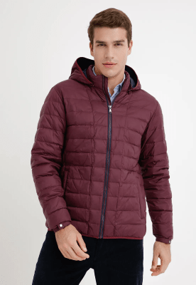 PARKA ACOLCHADA BURDEO DE PLUMA PARA HOMBRE I5000N056