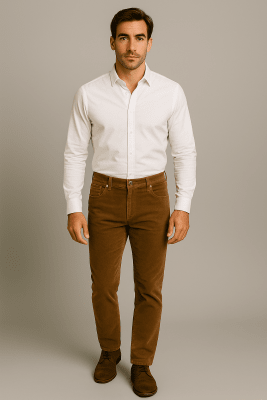 PANTALÓN COTELÉ SPANDEX I0050N038