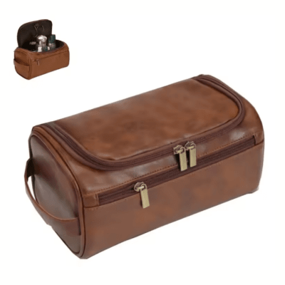 NECESER DE PU HOMBRE Y MUJER CAFE AC204N030