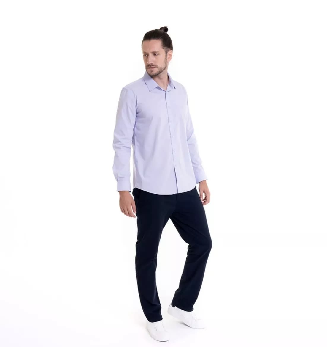 CAMISA DE VESTIR HOMBRE SLIM FIT LILA LI061N0603
