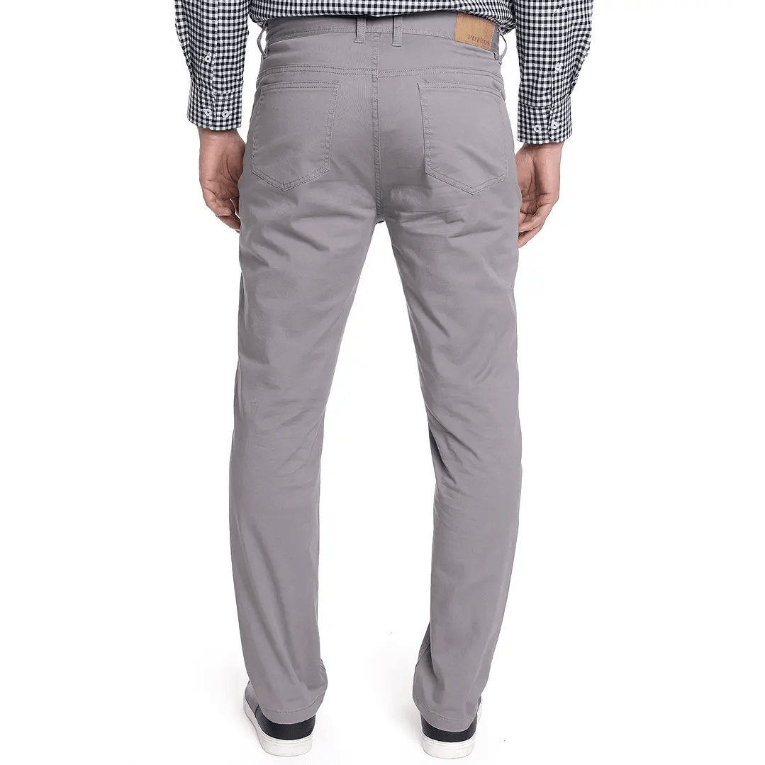 PANTALON HOMBRE 5 BOLSILLOS GRIS CLARO LI080N0022