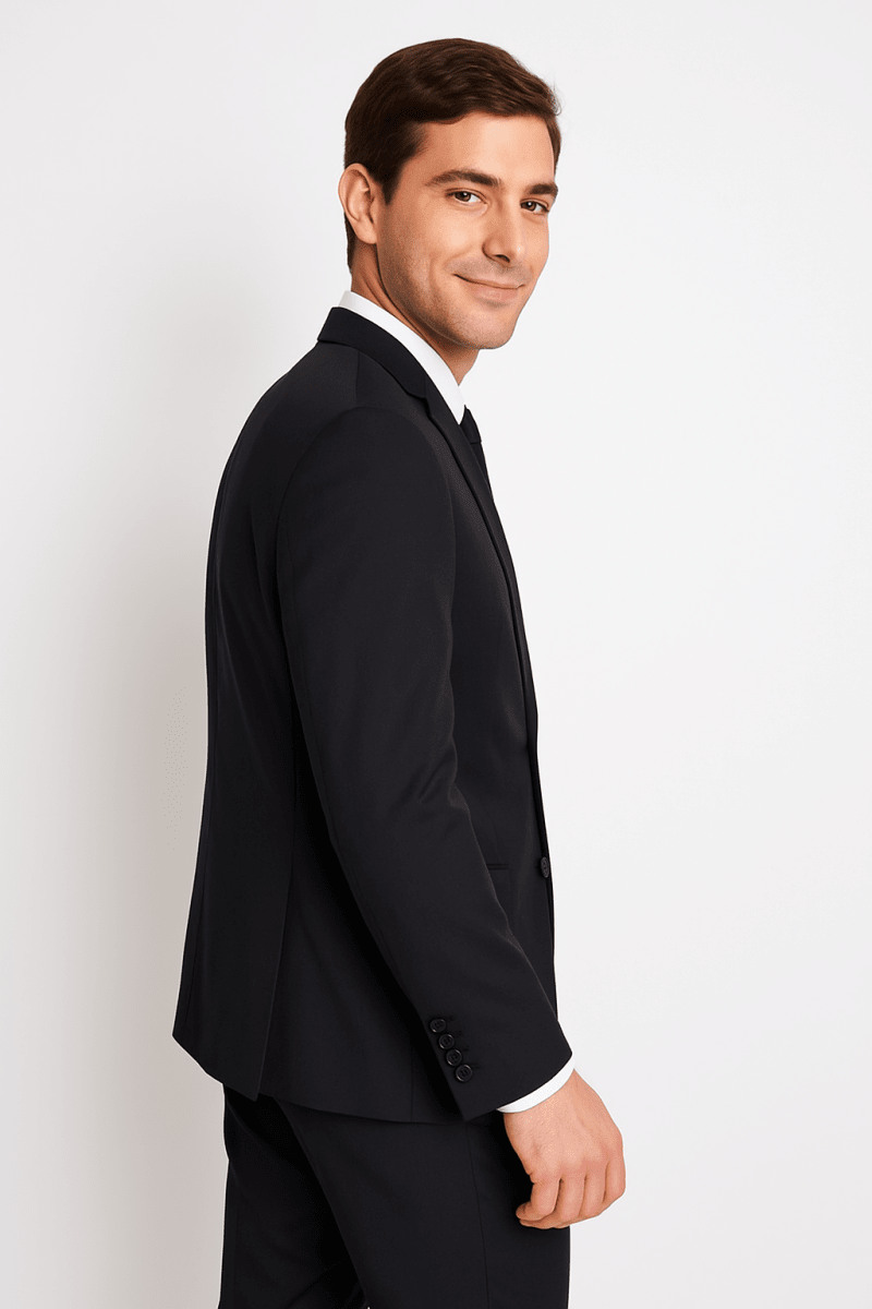 TRAJE EJECUTIVO NEGRO PARA HOMBRE - MODELO V6001N0093