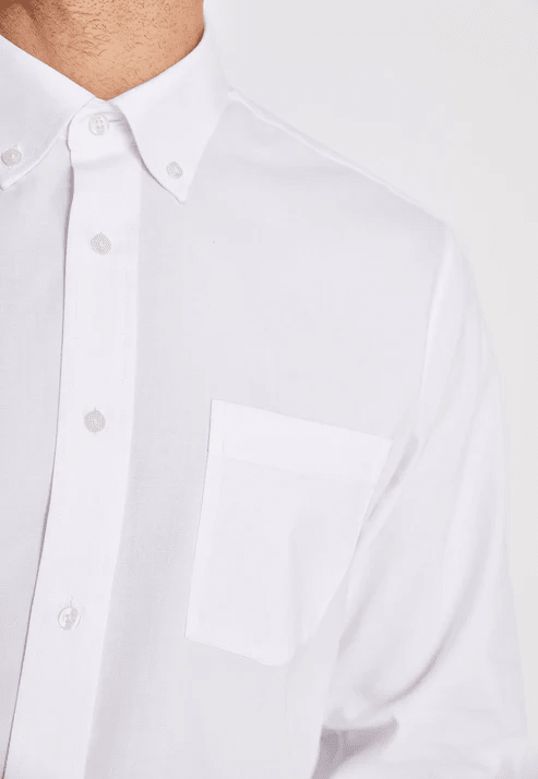 CAMISA FORMAL OXFORD REGULAR HOMBRE BLANCO V6002N0013