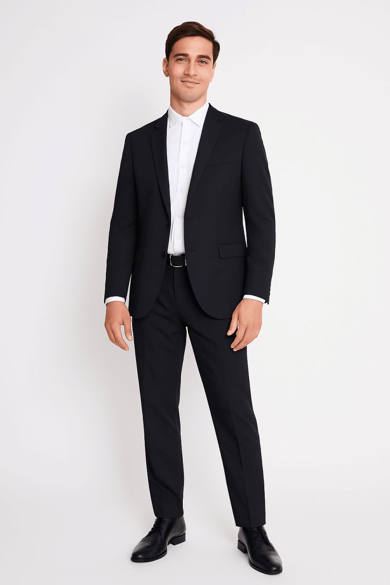 TRAJE EJECUTIVO NEGRO PARA HOMBRE - MODELO V6001N0091