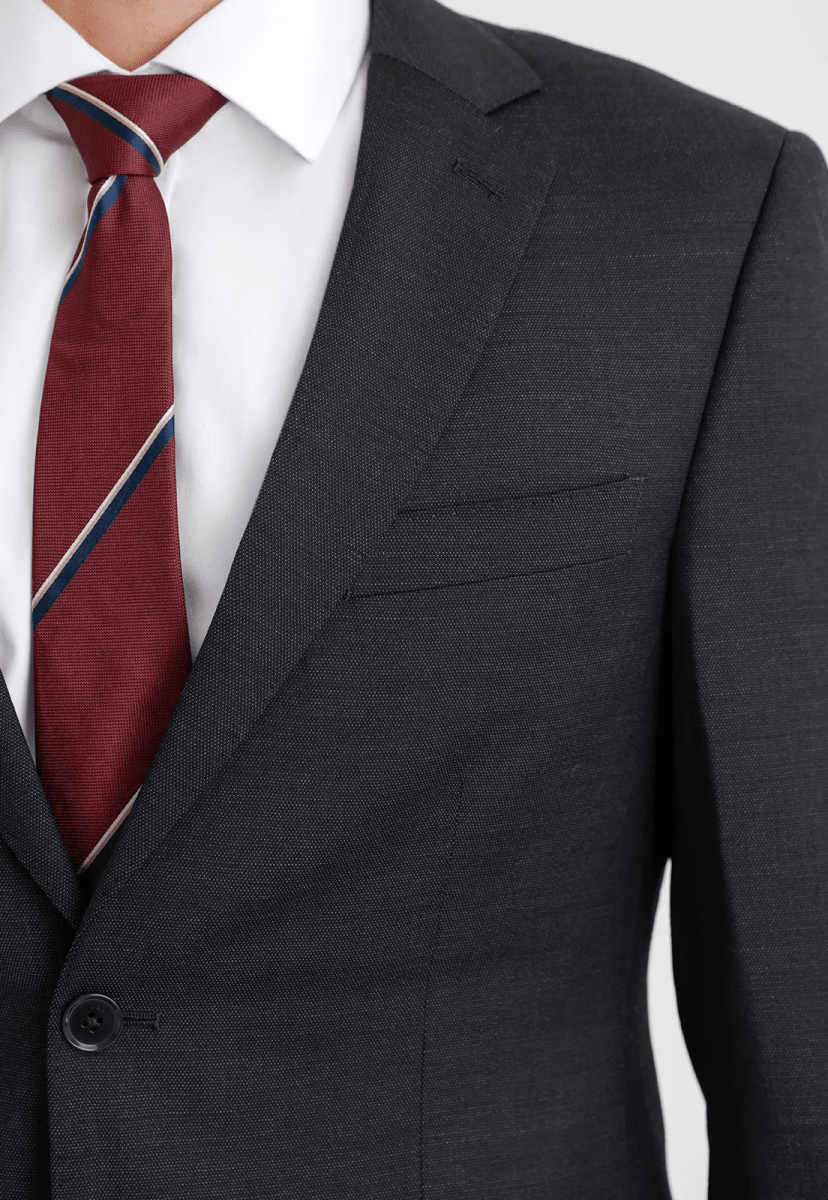 TRAJE HOMBRE FORMAL BUSINESS NEGRO TRIAL – ELEGANCIA SLIM FIT EN LANA SUPER 100’S I5002N0093