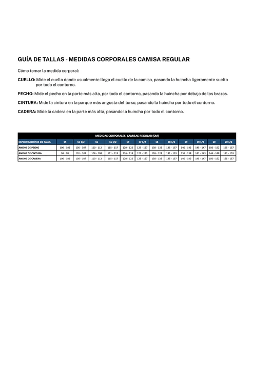 CAMISA FORMAL BASICA LISA REGULAR POPLIN NEGRA V6000N0095