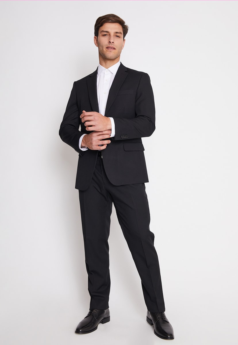 TRAJE EJECUTIVO NEGRO PARA HOMBRE - MODELO V3001N0091