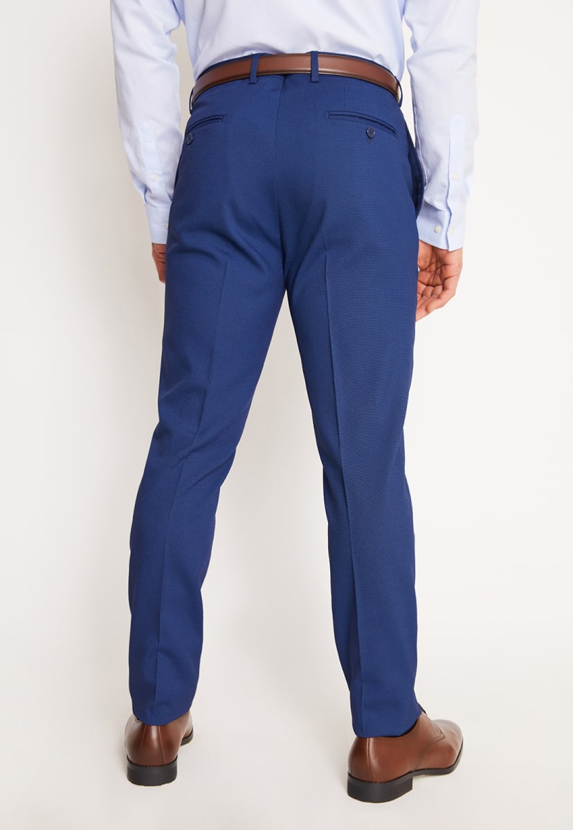 TRAJE EJECUTIVO AZULINO TEXTURADO PARA HOMBRE - MODELO V3000N0766