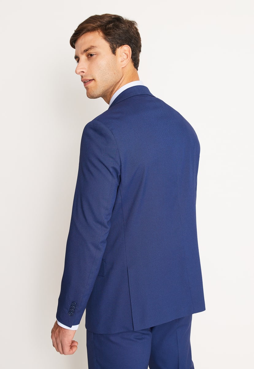 TRAJE EJECUTIVO AZULINO TEXTURADO PARA HOMBRE - MODELO V3000N0763