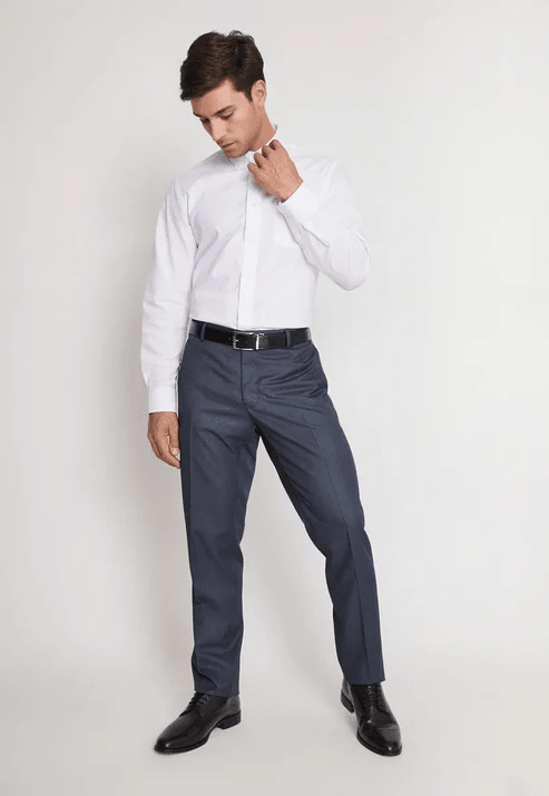 CAMISA FORMAL OXFORD REGULAR HOMBRE BLANCO V6002N0015