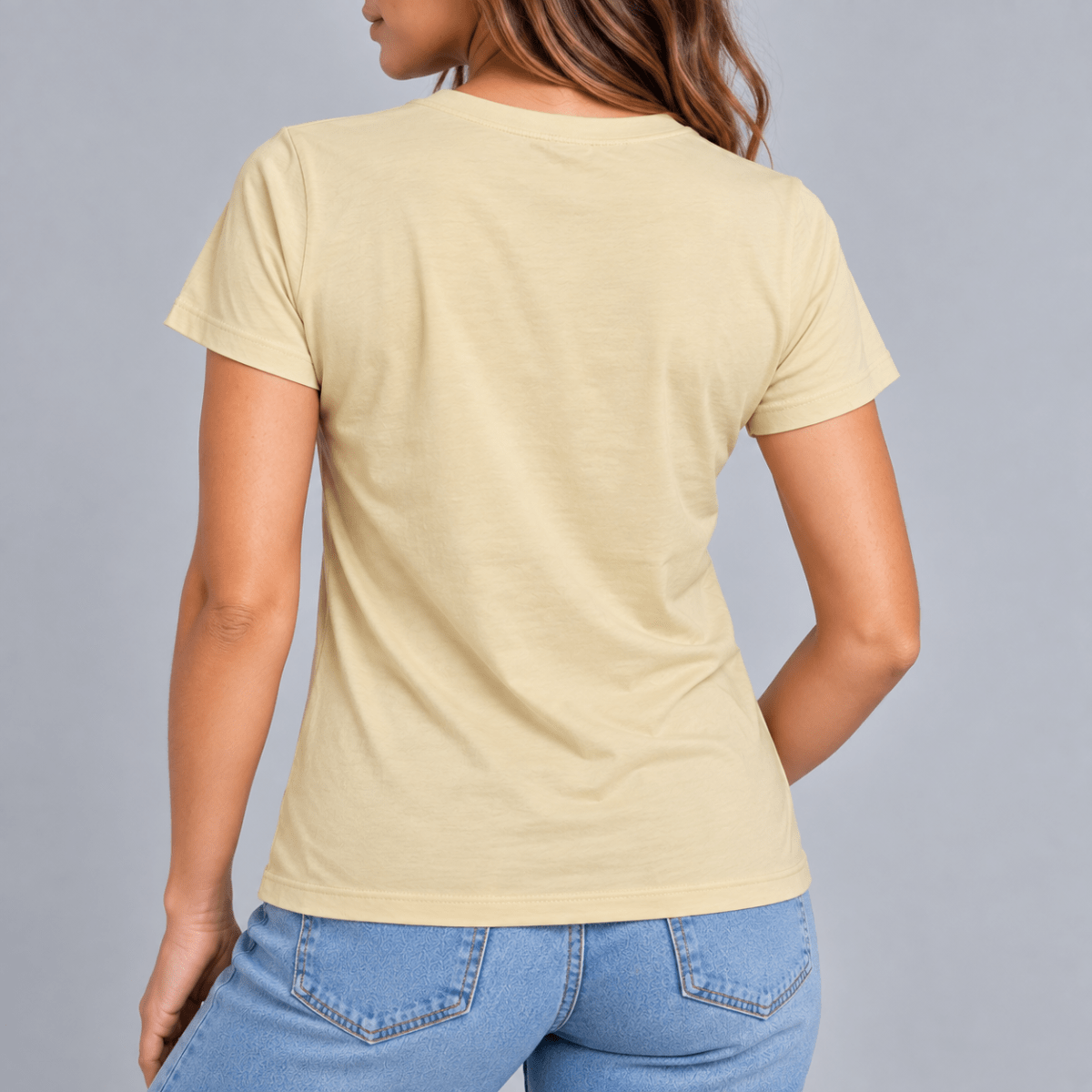 POLERA MANGA CORTA ESTAMPADA ANGORA MUJER LI100N0233