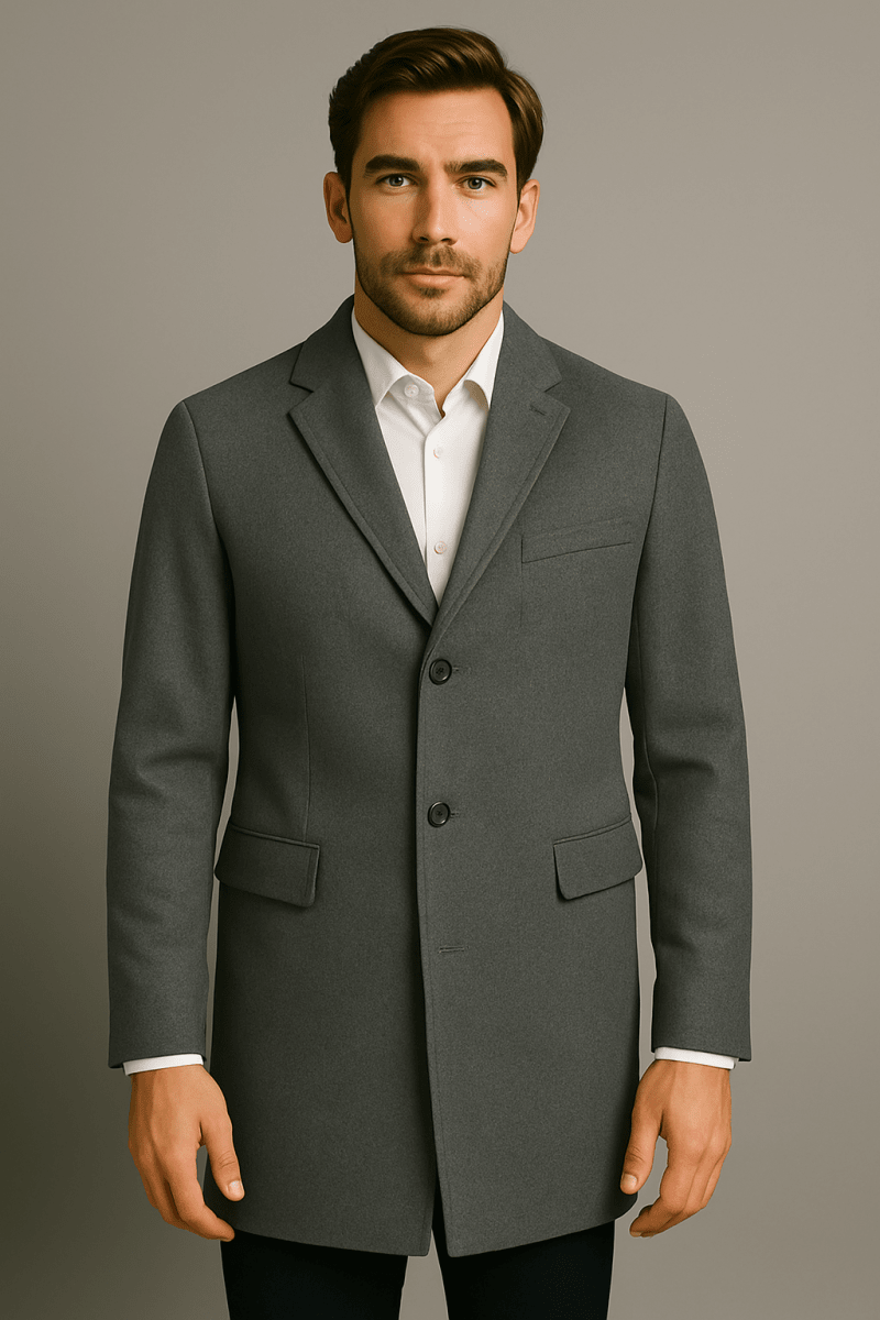 ABRIGO LARGO DE LANA I2300N0041