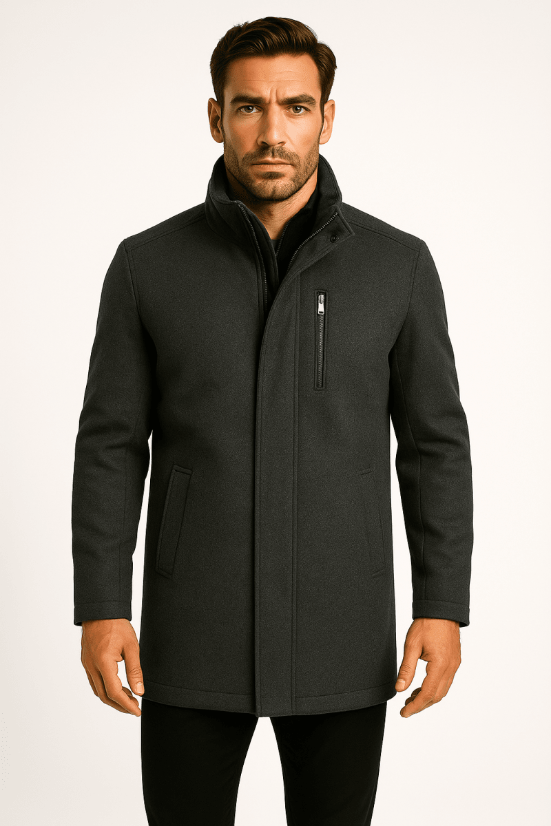 CHAQUETA DE LANA I0100N0041