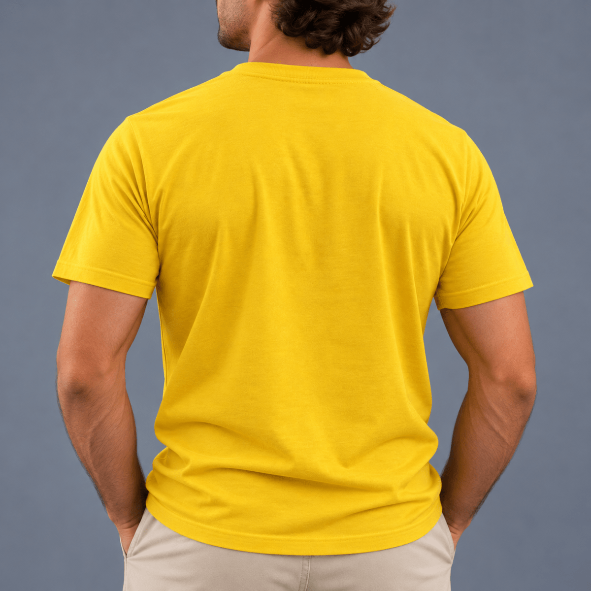 POLERA MANGA CORTA BASICA OPOSTO AMARILLO LI000N0242
