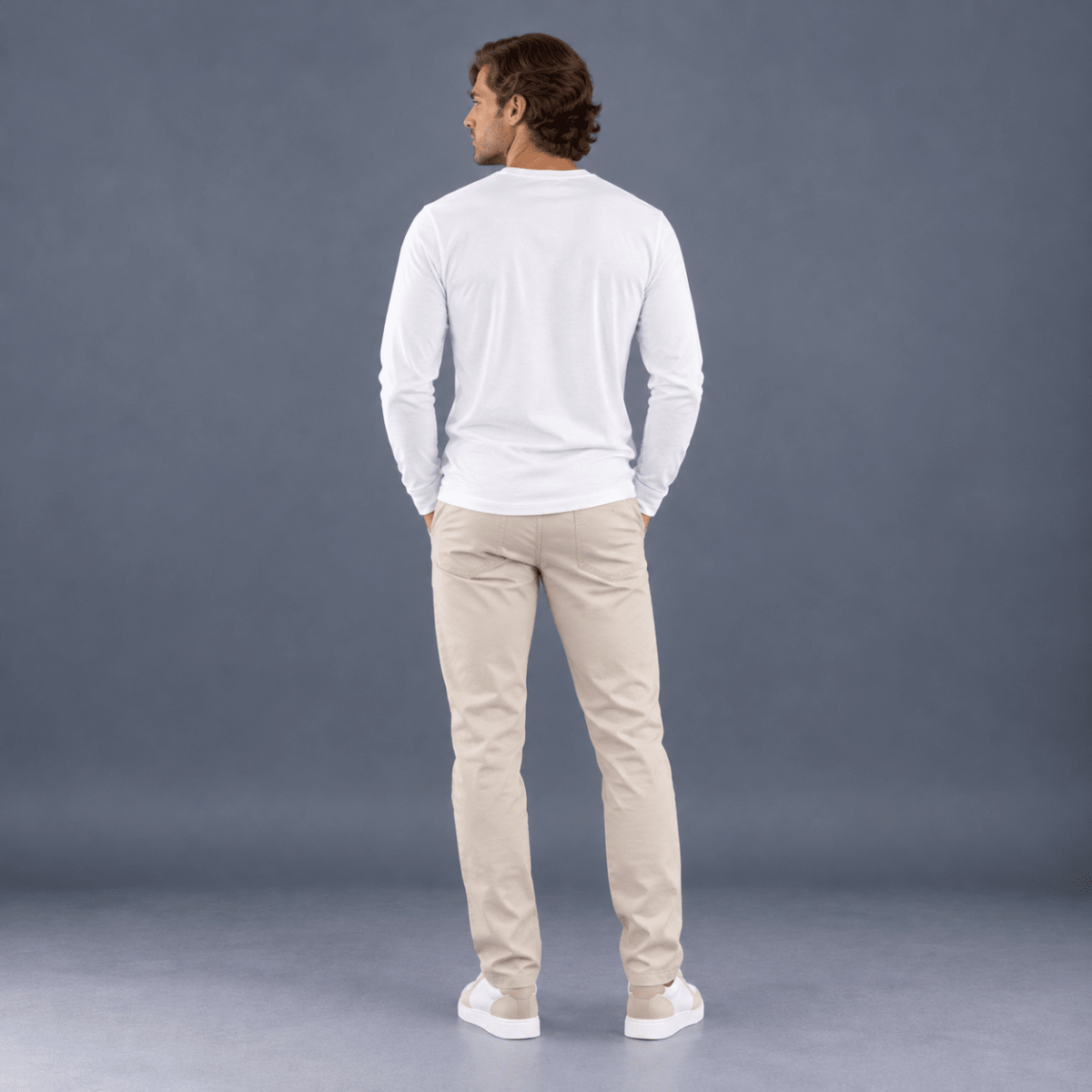 POLERA MANGA LARGA BASICA OPOSTO BLANCO LI000N0014