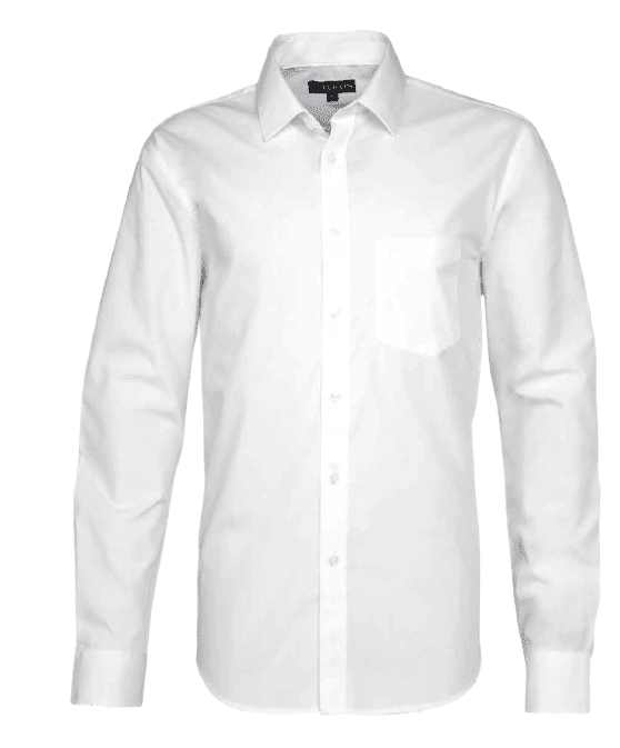 CAMISA LISA TAILORED FIT HOMBRE BLANCO LI060N0012