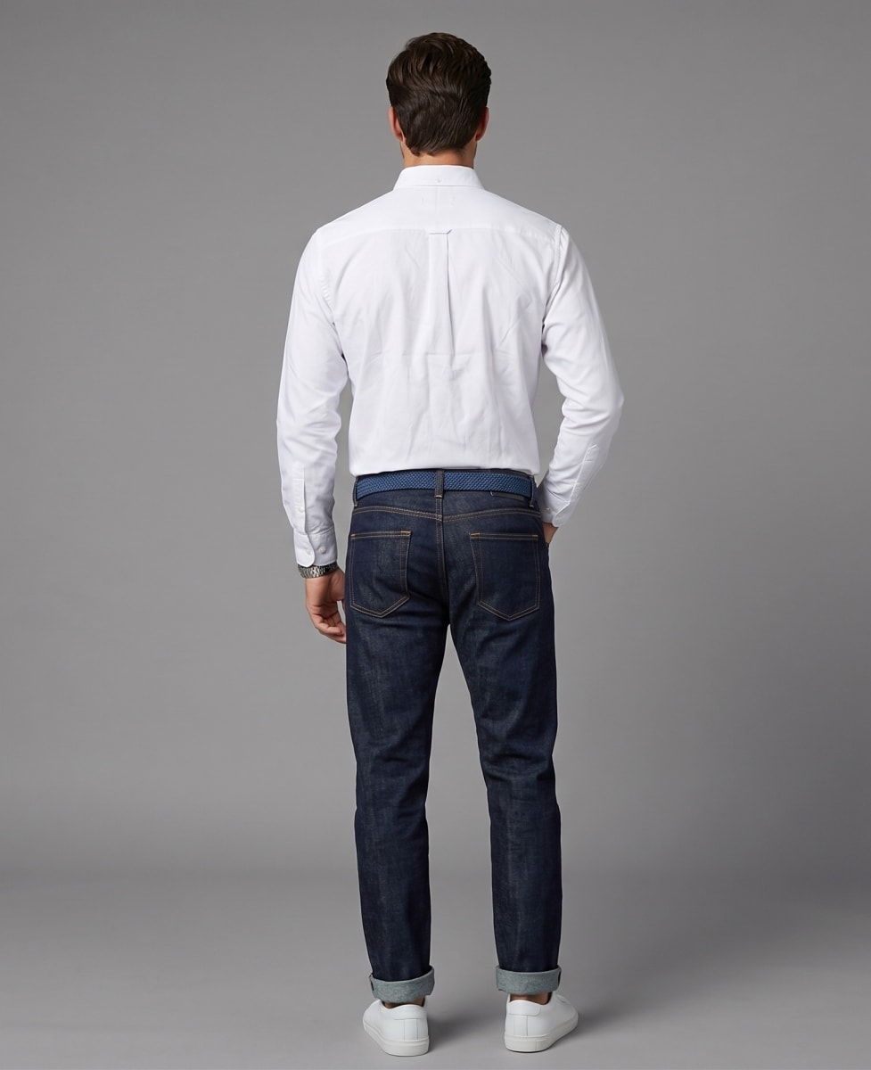 CAMISA OXFORD OPOSTO BLANCO I6001N0013