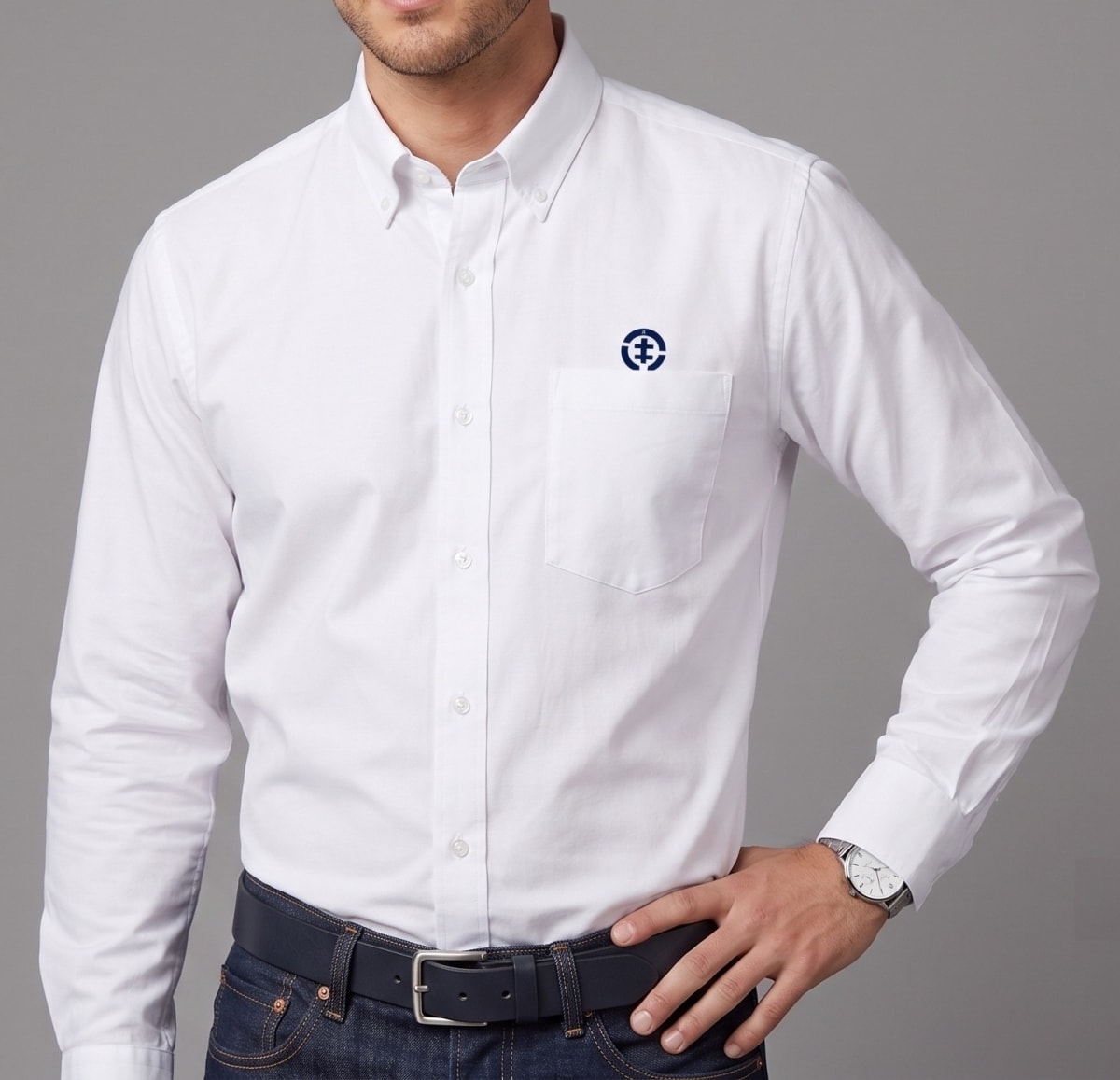 CAMISA OXFORD OPOSTO BLANCO I6001N0011