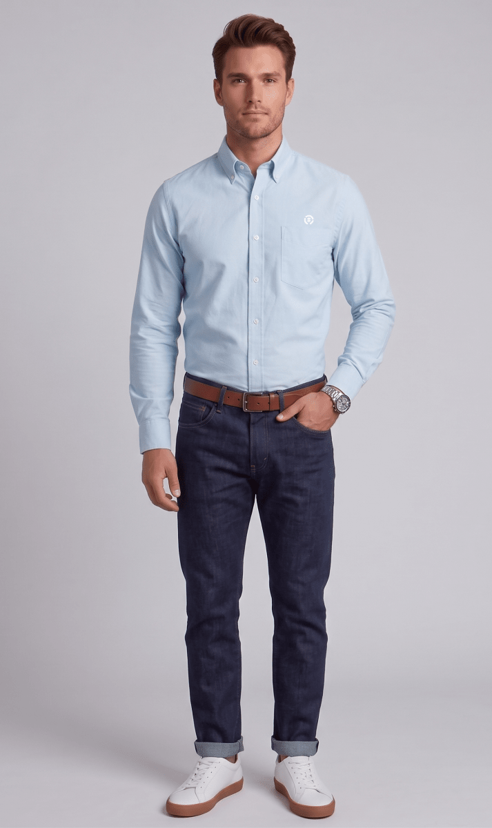 CAMISA OXFORD OPOSTO CALIPSO I6001N0812
