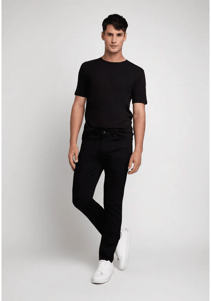 PANTALON HOMBRE CASUAL 5 BOLSILLOS NEGRO V6000N0094