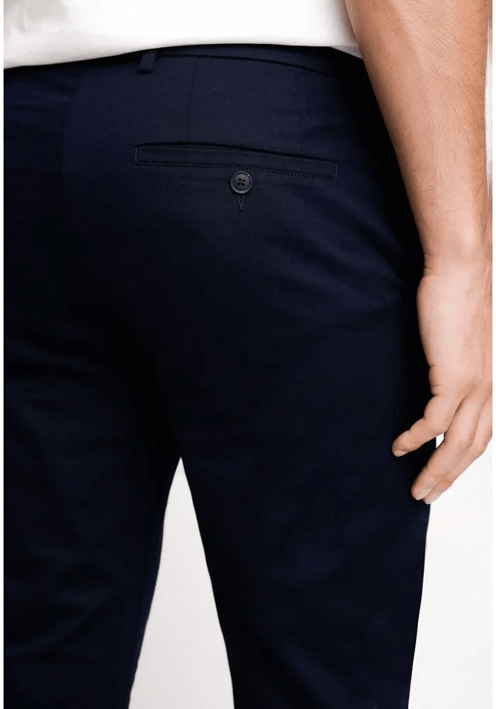 PANTALON CASUAL CHINO HOMBRE AZUL MARINO V6002N0793