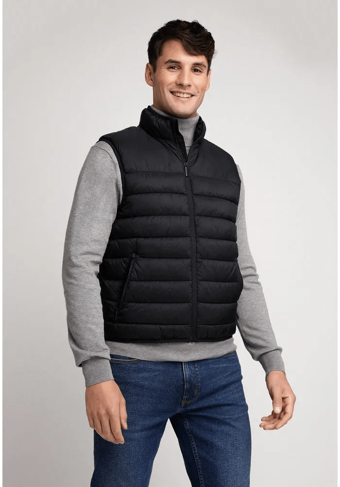 PARKA SIN MANGAS ACOLCHADA NEGRA V6000N0091