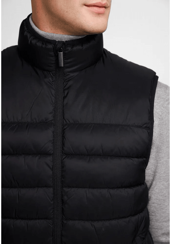 PARKA SIN MANGAS ACOLCHADA NEGRA V6000N0092