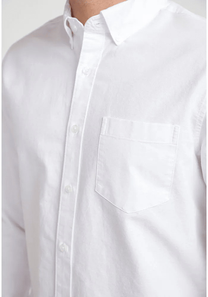 CAMISA CASUAL OXFORD BLANCA V6001N0013