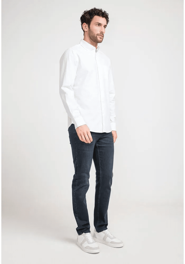 CAMISA CASUAL OXFORD BLANCA V6001N0014