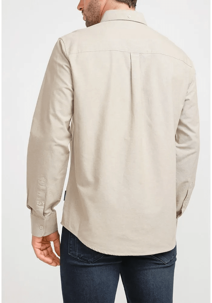 CAMISA CASUAL OXFORD CAQUI V6001N0922