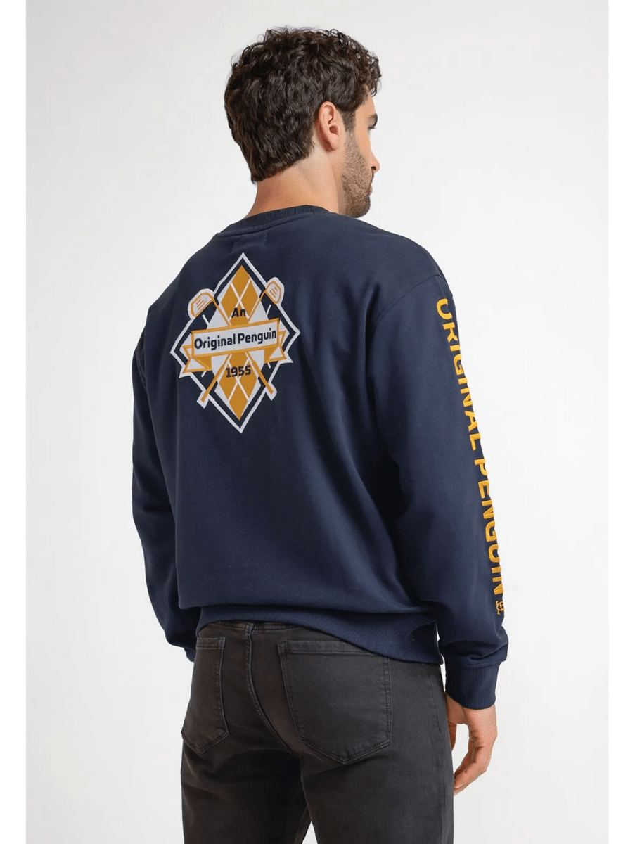 POLERON CASUAL HOMBRE AZUL MARINO V6002N0792