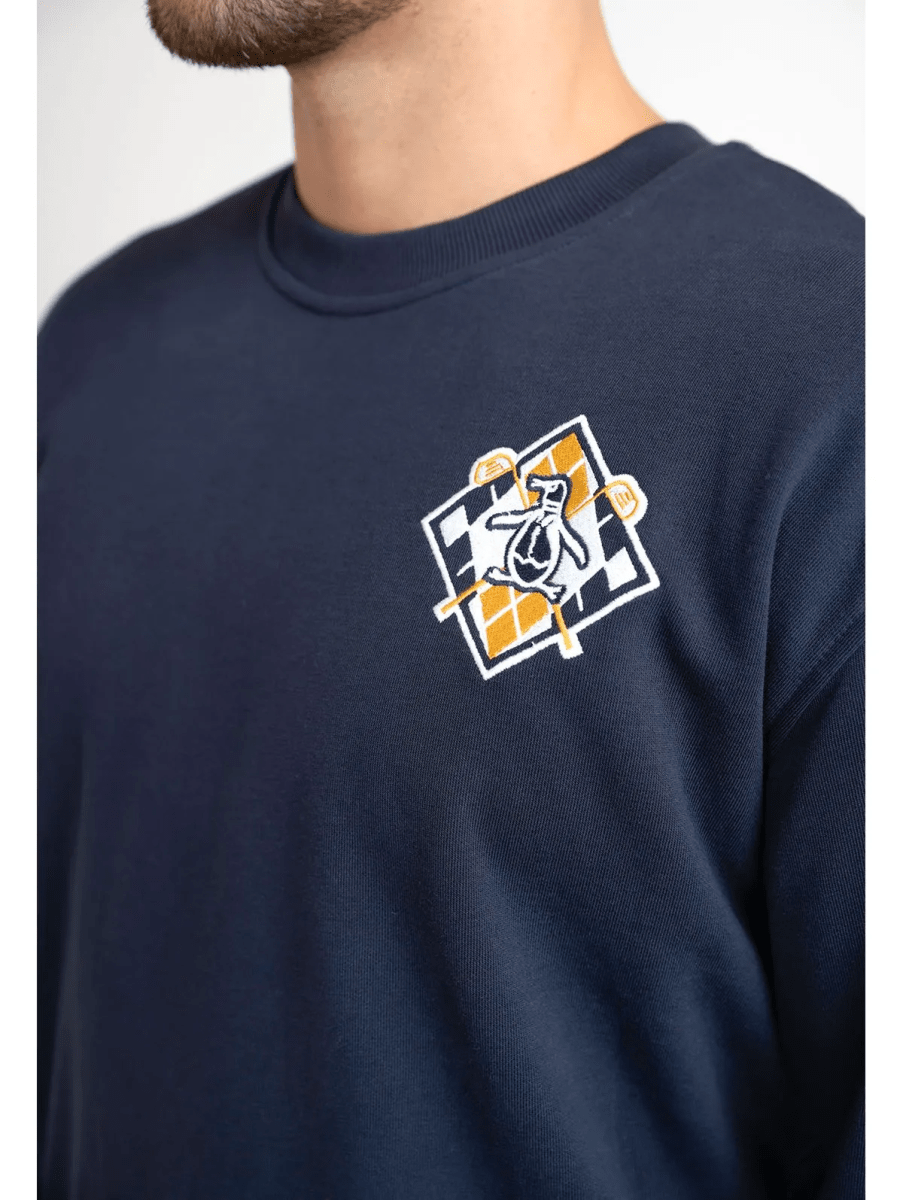 POLERON CASUAL HOMBRE AZUL MARINO V6002N0793