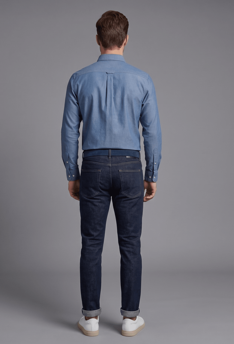 CAMISA OXFORD OPOSTO DENIM I6001N0843