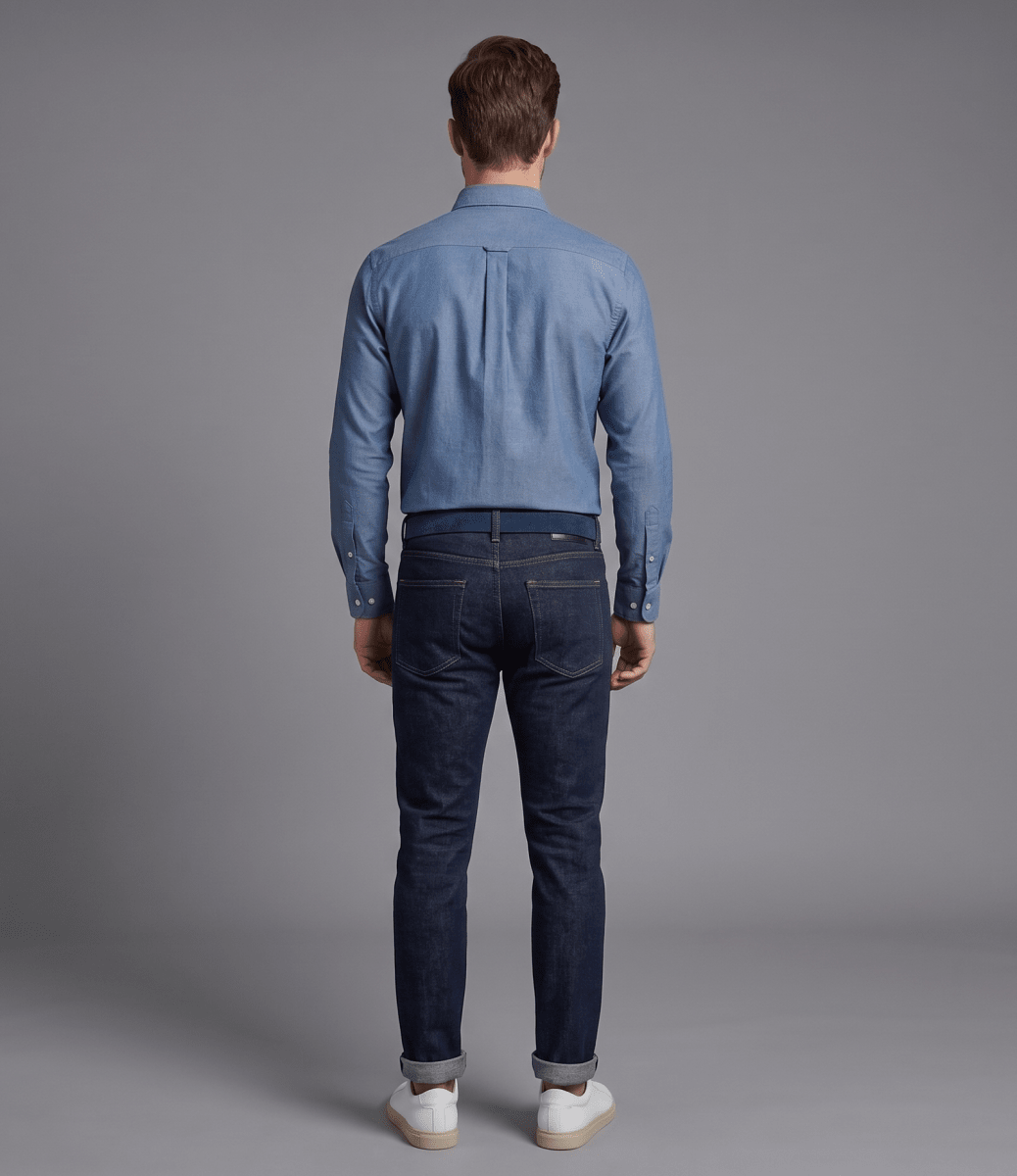 CAMISA OXFORD OPOSTO DENIM I6001N0842