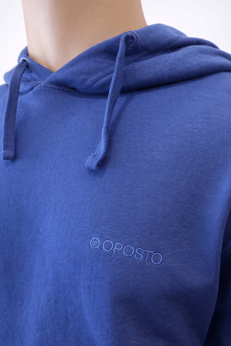 POLERON CON CAPUCHA BASICO OPOSTO AZUL LI001N0773